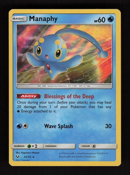 Manaphy 25/73 - Holo - Shining Legends