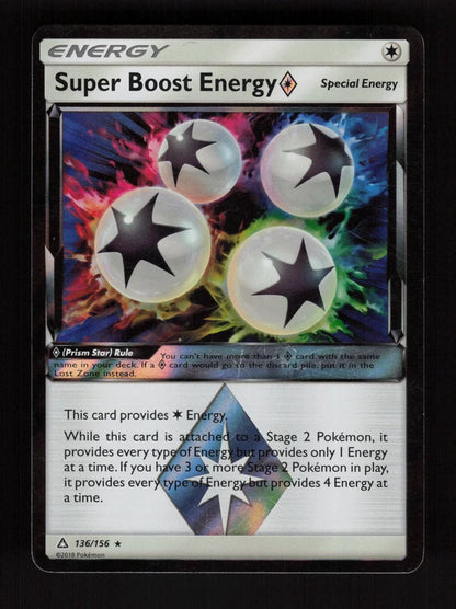 Super Boost Energy ◇ 136/156 - Reverse Holo - Ultra Prism