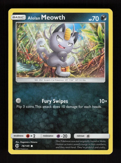 Alolan Meowth 78/149 - Sun & Moon