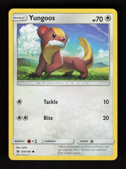 Yungoos 109/149 - Sun & Moon