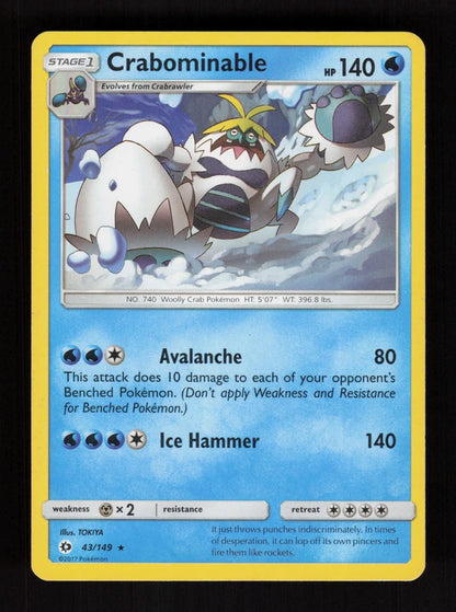 Crabominable 43/149 - Sun & Moon