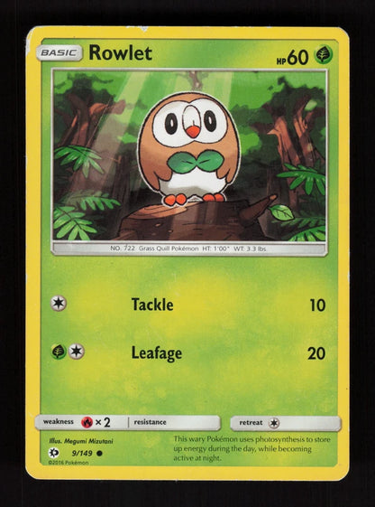 Rowlet 9/149 - Sun & Moon