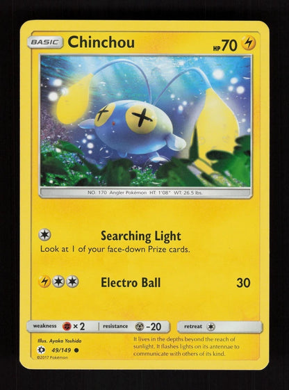 Chinchou 49/149 - Sun & Moon