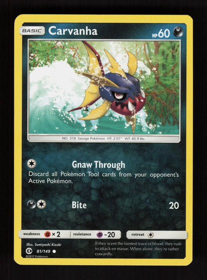 Carvanha 81/149 - Sun & Moon