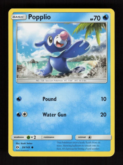 Popplio 39/149 - Sun & Moon