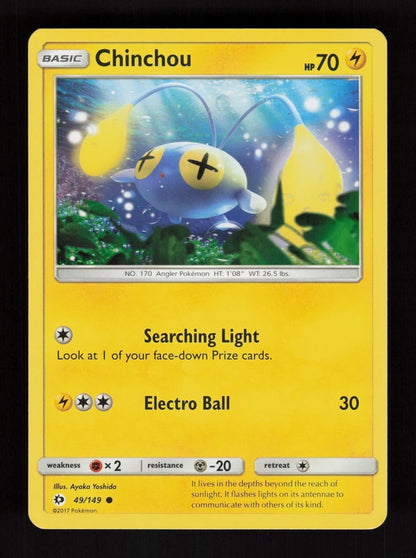 Chinchou 49/149 - Sun & Moon