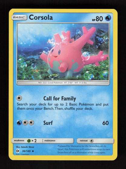 Corsola 36/149 - Sun & Moon