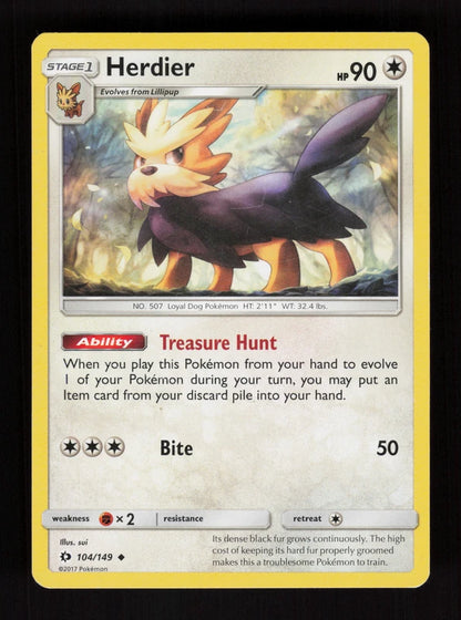 Herdier 104/149 - Sun & Moon