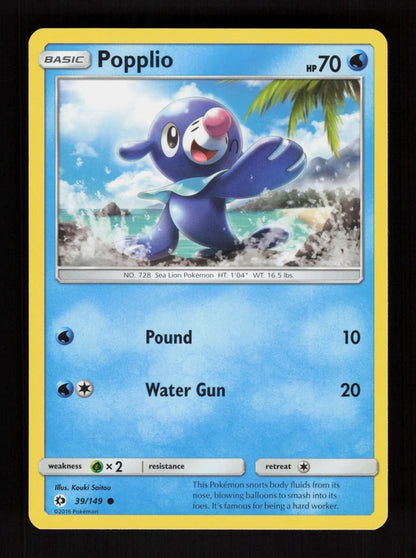 Popplio 39/149 - Sun & Moon