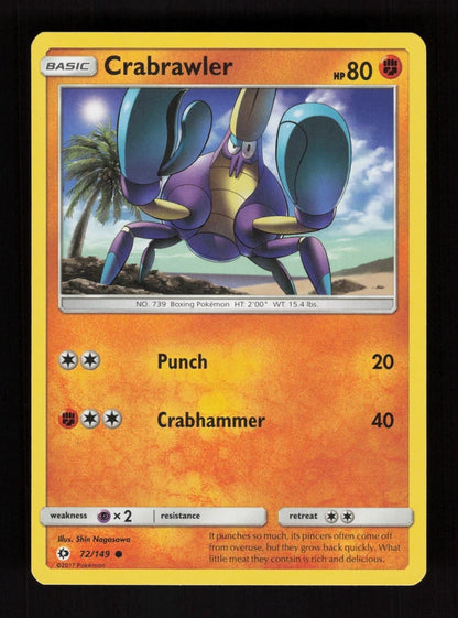 Crabrawler 72/149 - Sun & Moon