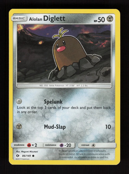 Alolan Diglett 86/149 - Sun & Moon
