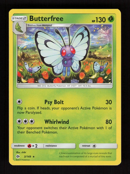Butterfree 3/149 - Sun & Moon