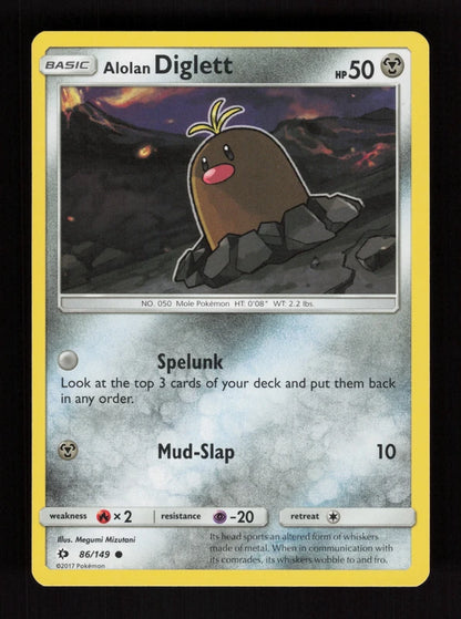 Alolan Diglett 86/149 - Sun & Moon