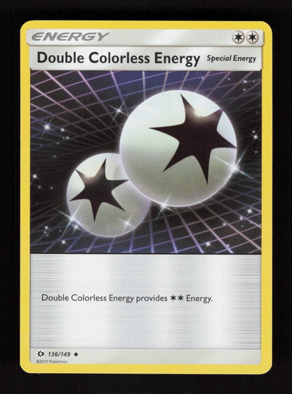 Double Colorless Energy 136/149 - Sun & Moon