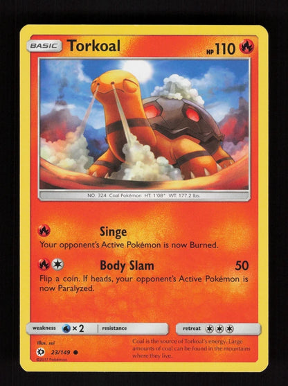 Torkoal 23/149 - Sun & Moon