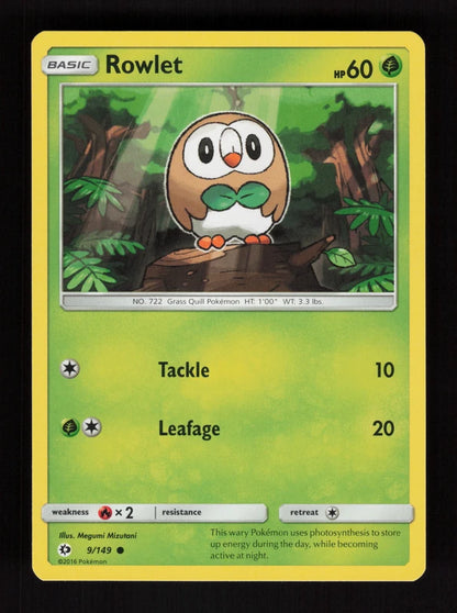 Rowlet 9/149 - Sun & Moon