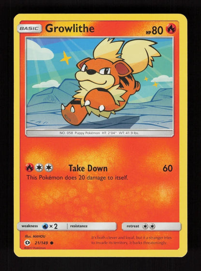 Growlithe 21/149 - Sun & Moon