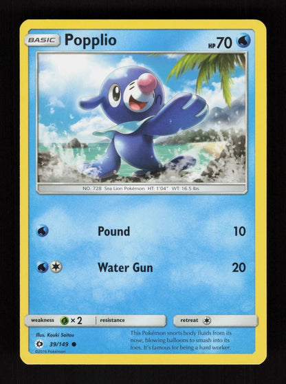 Popplio 39/149 - Sun & Moon