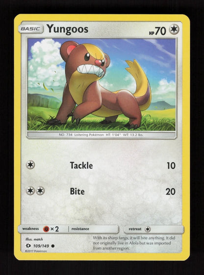 Yungoos 109/149 - Sun & Moon