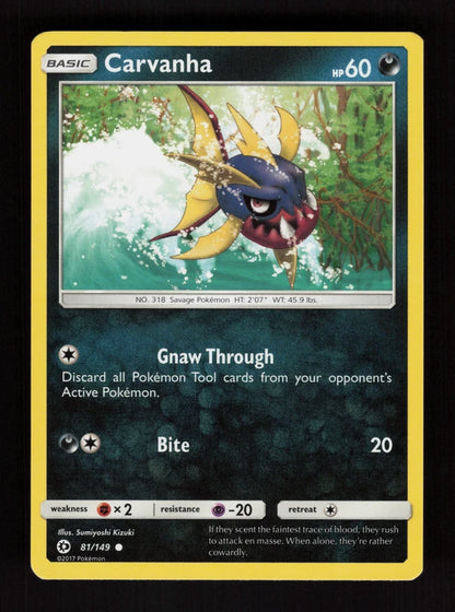 Carvanha 81/149 - Sun & Moon