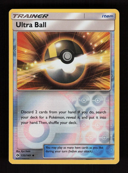 Ultra Ball 135/149 - Reverse Holo - Sun & Moon