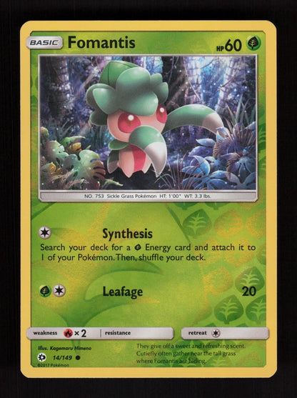 Fomantis 14/149 - Reverse Holo - Sun & Moon