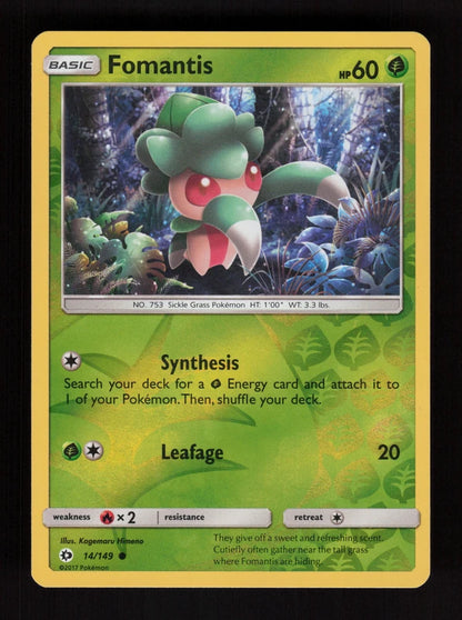 Fomantis 14/149 - Reverse Holo - Sun & Moon