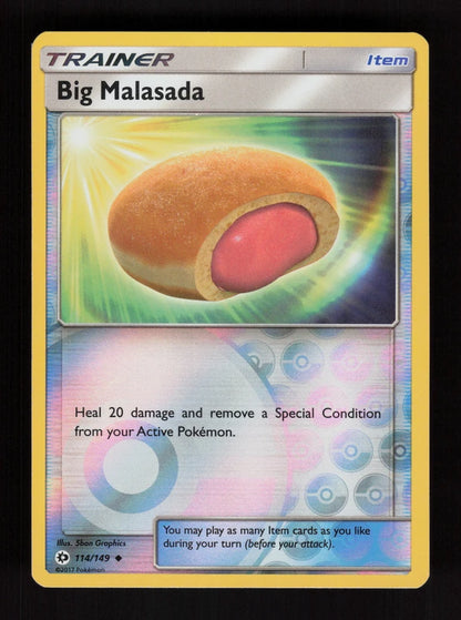 Big Malasada 114/149 - Reverse Holo - Sun & Moon