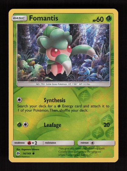 Fomantis 14/149 - Reverse Holo - Sun & Moon