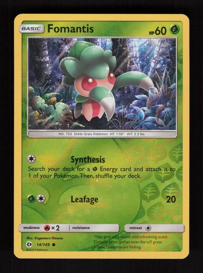 Fomantis 14/149 - Reverse Holo - Sun & Moon