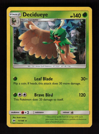 Decidueye 11/149 - Holo - Sun & Moon