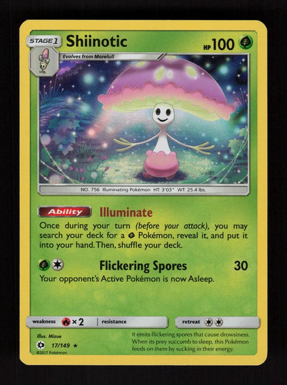 Shiinotic 17/149 - Holo - Sun & Moon
