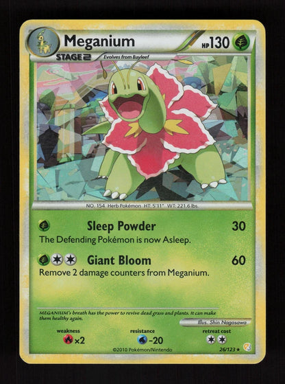 Meganium 26/123 - Holo - HeartGold & SoulSilver