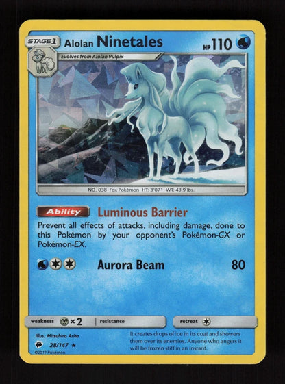Alolan Ninetales 28/147 - Holo - Burning Shadows