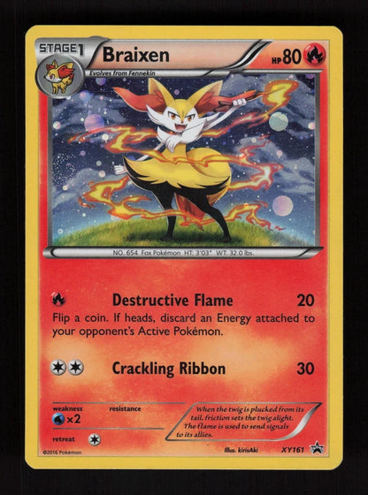 Braixen XY161 - Holo - XY Black Star Promos