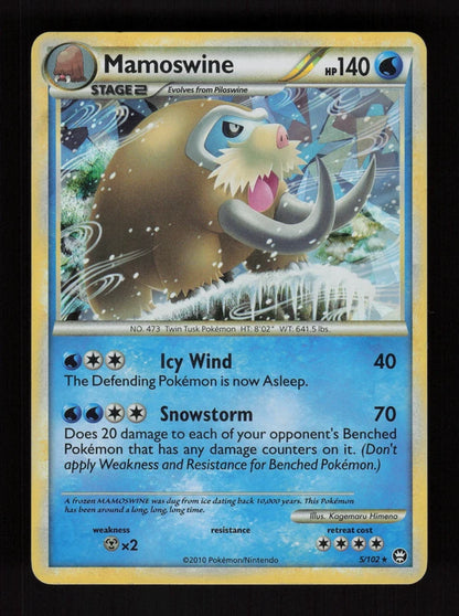 Mamoswine 5/102 - Holo - HS Triumphant