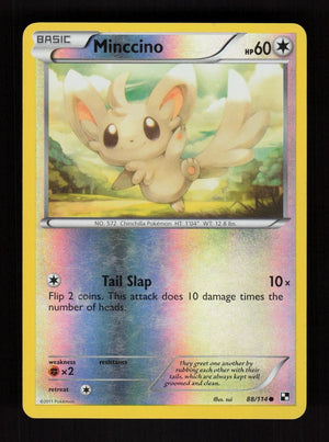 Minccino 88/114 - Reverse Holo - Black & White