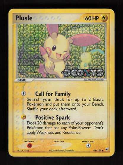 Plusle 44/107 - Reverse Holo - Deoxys
