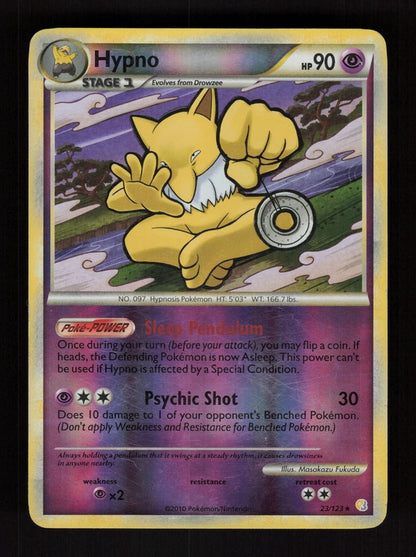 Hypno 23/123 - Reverse Holo - HeartGold & SoulSilver