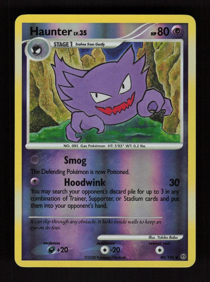 Haunter 40/100 - Reverse Holo - Stormfront