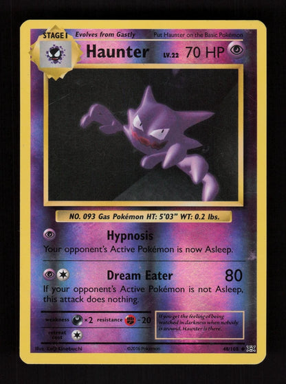 Haunter 48/108 - Reverse Holo - Evolutions