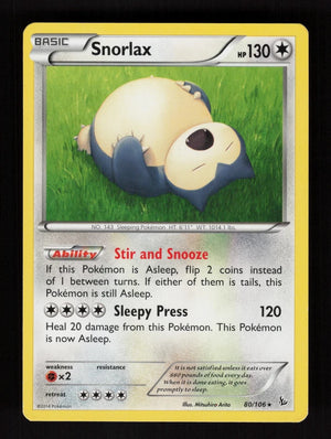 Snorlax 80/106 - Flashfire
