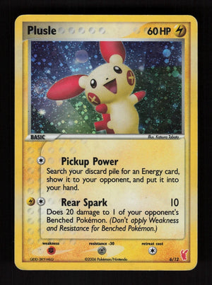 Plusle 6/12 - Holo - EX Trainer Kit 2 Plusle