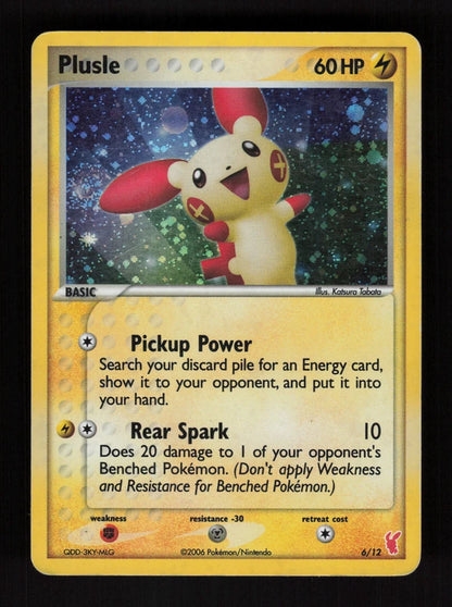 Plusle 6/12 - Holo - EX Trainer Kit 2 Plusle