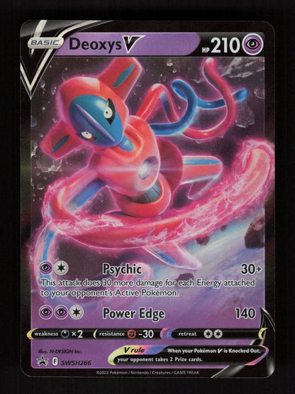 Deoxys V SWSH266 - SWSH Black Star Promos