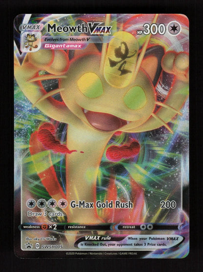 Meowth VMAX SWSH005 - SWSH Black Star Promos