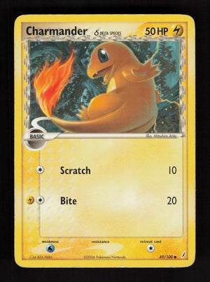 Charmander δ 49/100 - Crystal Guardians