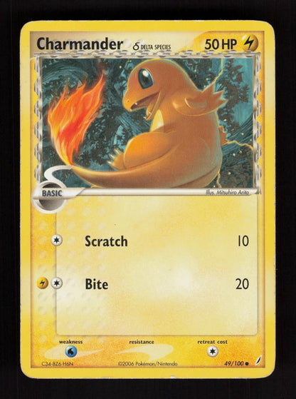 Charmander δ 49/100 - Crystal Guardians