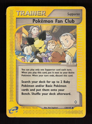Pokémon Fan Club 130/147 - Aquapolis
