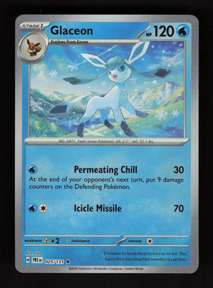 Glaceon 025/131 – Poke Ball – Prismatic Evolutions